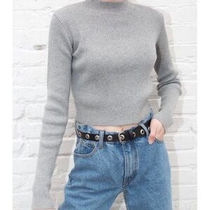 Brandy Melville Brett Turtleneck Sweater Top